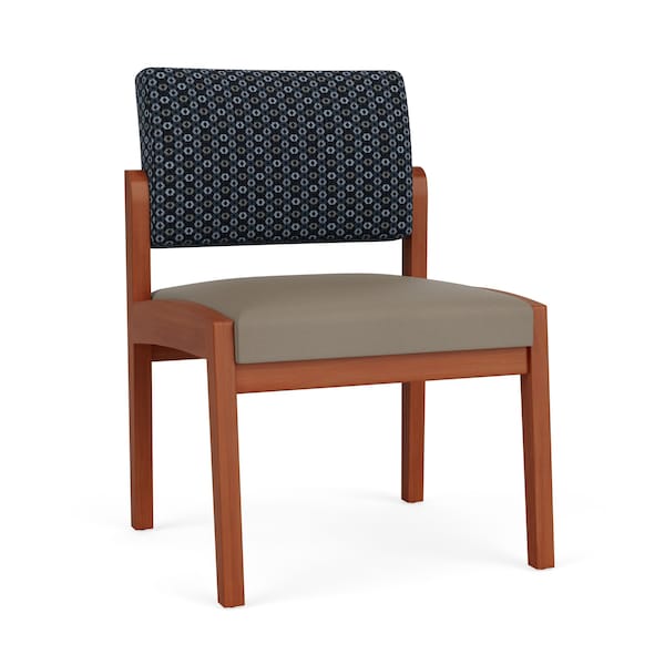 Lesro Lenox Armless Guest Chair, 22.5 in W 26 in L 31.5 in H LW1102 - main